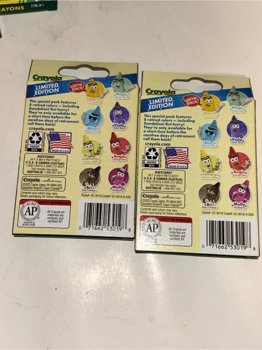 Crayola Bundle-crayons and coloring books-discontinued colors new packs